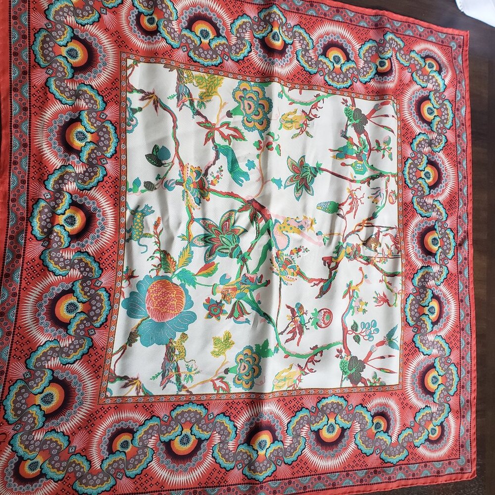 Christian LaCroix silk scarf